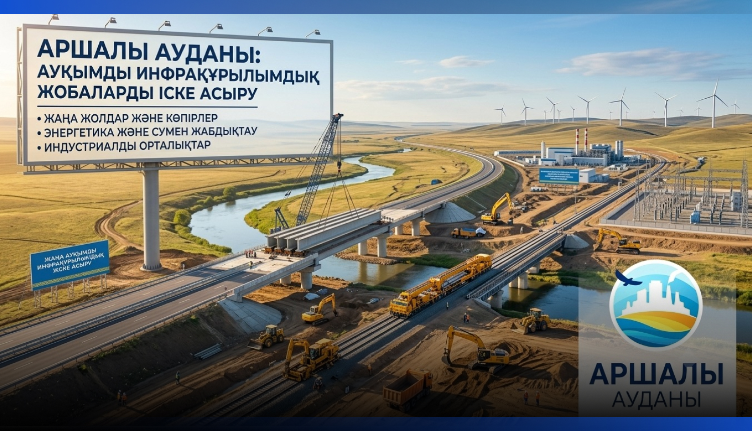Image for В Аршалынском районе реализуют масштабные инфраструктурные проекты